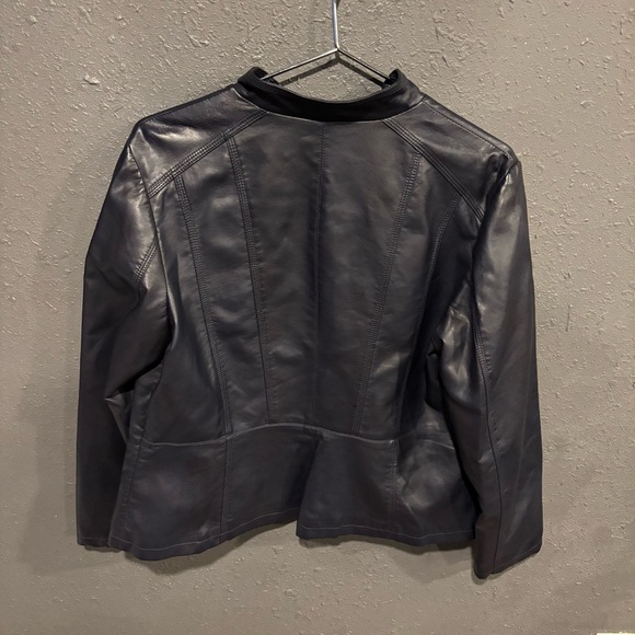Women’s Roz & Ali Faux Leather Jacket - Picture 6 of 6
